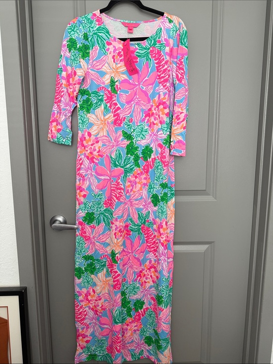 Lilly Pulitzer Dresses & Skirts - Lilly Pulitzer Pink Multi Floral Maxi Dress